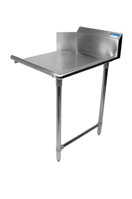 BK Resources 48" 16-Gauge Stainless Steel Clean Dish Table – Right Side - Donut-Equipment.com