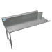 BK Resources 72" 16-Gauge Stainless Steel Clean Dish Table – Left Side - Donut-Equipment.com