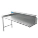 BK Resources 72" 16-Gauge Stainless Steel Clean Dish Table – Left Side - Donut-Equipment.com