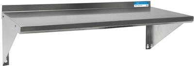 BK Resources 16" x 32" Stainless Steel T-430 18 Gauge Wall Shelf - Donut-Equipment.com