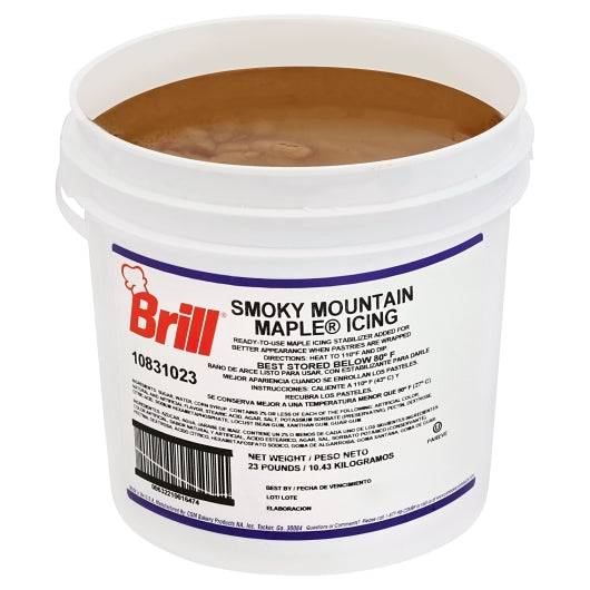 Brill Icing Smokey Mountain Maple, 23 Pounds - Donut-Equipment.com