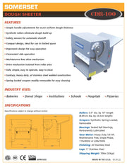CDR- 100 Dough Sheeter / Single Pass- 10" Rollers - Donut-Equipment.com