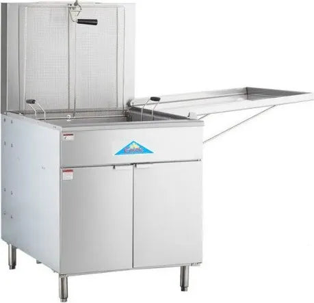 Comstock-Castle CC-GDF38 38" Gas Floor Model Donut Fryer, 34" x 24" Fry Pot, 220 lb. Fat Capacity, Thermostatic Controls, Stainless Steel Front, 150,000 BTU - Donut-Equipment.com