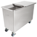 GSW USA DN-FB84 Flour Bin 84 Qt / 11 Gal 14"W x 29"L x 24"H Steel with Sliding Cover ETL Certified - Donut-Equipment.com