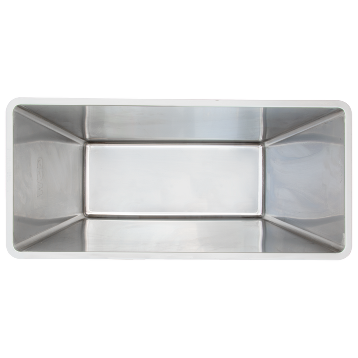 GSW USA DN-FB100 Flour Bin 100 Qt / 25 Gal 13-1/4"W x 28-1/4"L x 23"H Steel with Sliding Cover ETL Certified - Donut-Equipment.com
