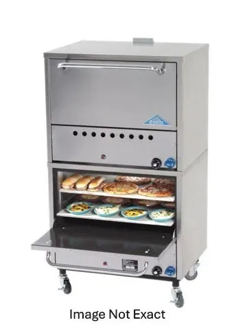 Comstock-Castle 2PO26 31" Gas Deck/Pizza Oven, 4 Deck, Stainless Steel - Donut-Equipment.com