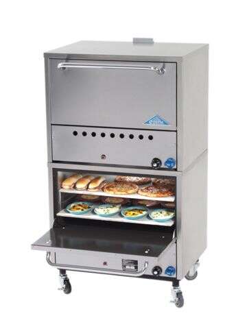 Comstock-Castle 2PO31 36" Gas Deck/Pizza Oven, 4 Deck, Stainless Steel - Donut-Equipment.com
