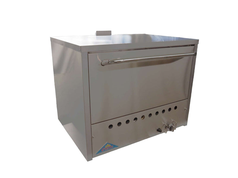 Comstock-Castle CC-PO19 24" Countertop Gas Deck/Pizza Oven, Double Deck, Stainless Steel - Donut-Equipment.com