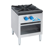 Comstock-Castle CSP18 18" Gas Stock Pot Range, Cabinet Base, 90,000-110,000 BTU, Stainless Steel Front - Donut-Equipment.com