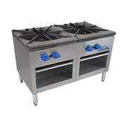 Comstock-Castle CSP36 36" Gas Stock Pot Range, Cabinet Base, 180,000-220,000 BTU, Stainless Steel Front - Donut-Equipment.com