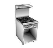 Comstock-Castle F26 30" Gas Restaurant Range, 4 Open Burners, Cabinet Base, 96,000 BTU, Stainless Steel Front - Donut-Equipment.com