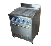 Comstock-Castle F326-2.5RB 30" Gas Restaurant Range, 30" Radiant Broiler, Single Standard Oven, Stainless Steel Front, 110,000 BTU - Donut-Equipment.com