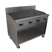 Comstock-Castle F34-4RB 48" Gas Restaurant Range, Radiant Broiler, Cabinet Base, Stainless Steel Front, 100,000 BTU - Donut-Equipment.com