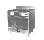 Comstock-Castle FK43-18 36" Gas Restaurant Range, 2 Open Burners, 18" Griddle, Cabinet Base, Stainless Steel Front, 80,000 BTU - Donut-Equipment.com
