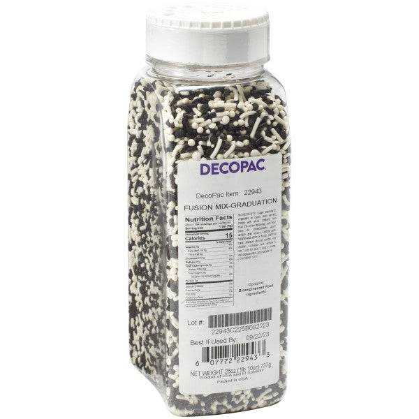 Graduation Fusion Mix Sprinkles 26 oz - Donut-Equipment.com