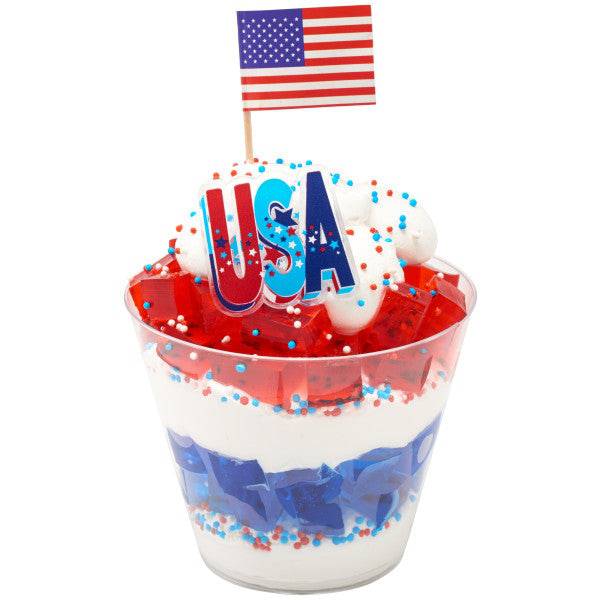 Red, White and Blue Nonpareils Sprinkles 30 oz