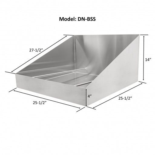 GSW USA Donut Table Bottom Basket for Donut Glazing Tables – Stainless Steel Storage Basket - Donut-Equipment.com