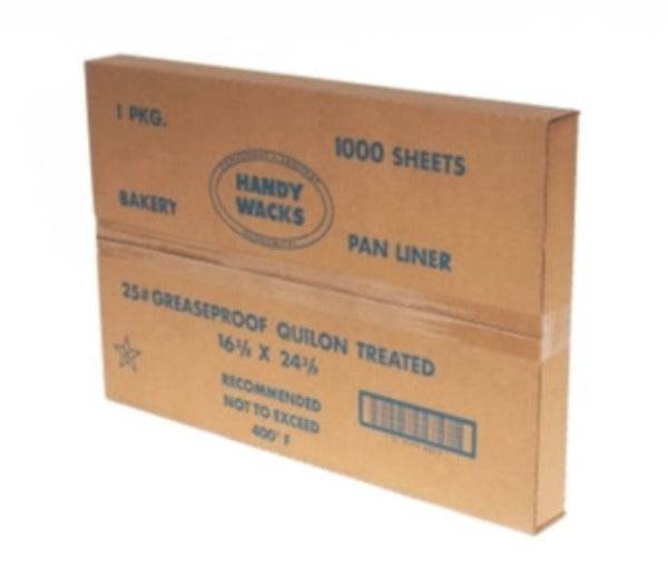 Quilon Pan Liners 16 3/8 x 24 3/8 1000 count - Donut-Equipment.com