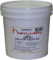 Henry & Henry Marshmallow Creme Whip filling and Icing Base- 18 pounds - Donut-Equipment.com
