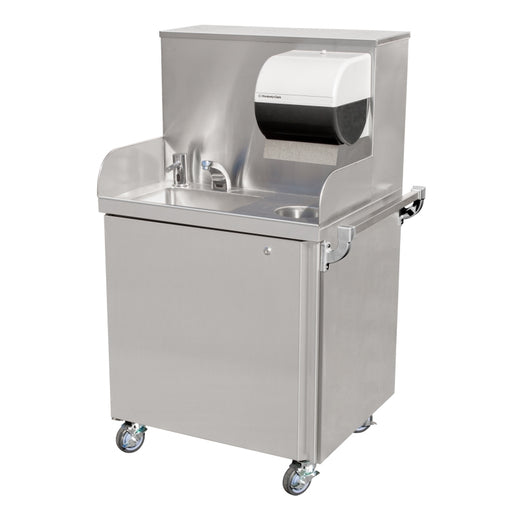 GSW USA HS-M3024A Mobile Hand Sink Self-Contained Stainless Steel with Fresh & Waste Water Tanks ETL Certified - Donut-Equipment.com