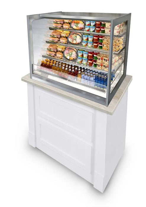 Federal Industries (ITRSS6034)-Italian Series Self Serve Drop-In Refrigerated Open Air Display with Shelves 208-240V