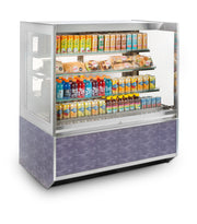 Federal Industries (ITRSS4826-B18)-Italian Series Refrigerated- 48" Self Service Open Air Case w/ Two Shelves 120V - Donut-Equipment.com