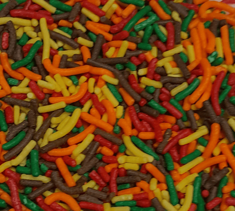 Autumn Blend Sprinkles/Jimmies - Donut-Equipment.com