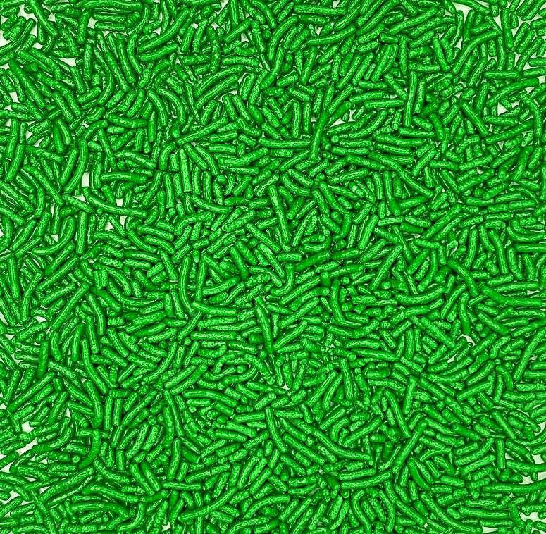 Green Decorettes / Sprinkles / Jimmies - Donut-Equipment.com