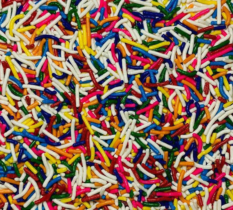 Rainbow Decorettes / Sprinkles / Jimmies - Donut-Equipment.com