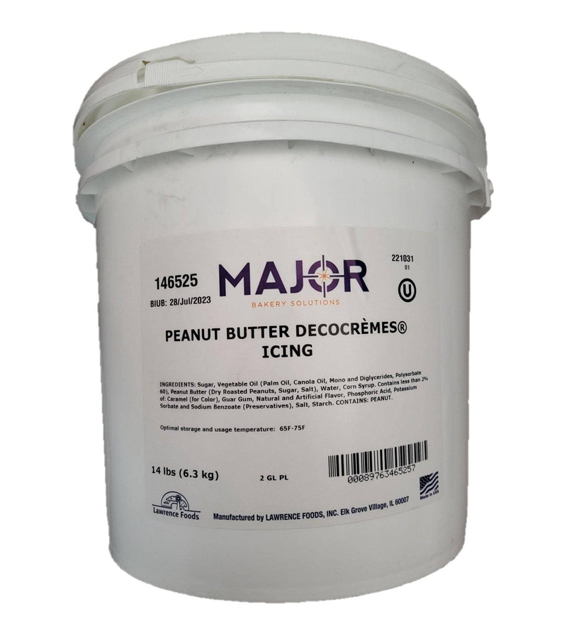 Peanut Butter Icing 14 Pounds Ready To Use - Donut-Equipment.com
