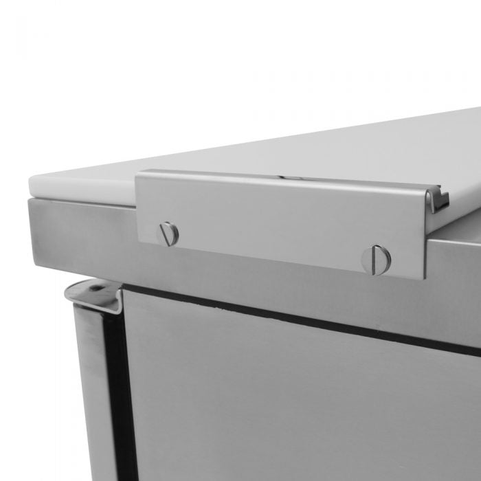 Turbo Air MST-48-N M3 Series 48" 2 Door Stainless Steel Refrigerated Sandwich Prep Table - Donut-Equipment.com