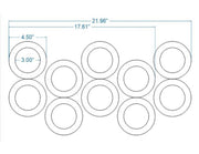 Rotary Round (NOT HEX) Donut Cutter for Machine Use (Custom Size) - Donut-Equipment.com