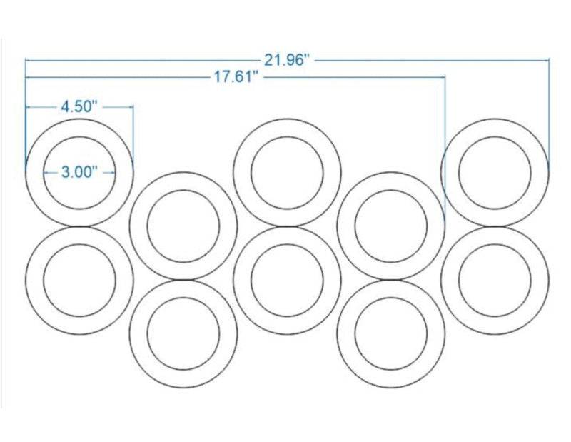 Rotary Round (NOT HEX) Donut Cutter for Machine Use (Custom Size)