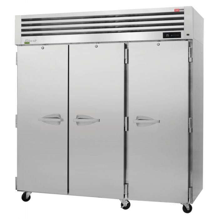 Turbo Air PRO-77R-PT-N, 78" 6 Solid Door Pass Through Reach-In Refrigerator, Pro Series