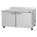 Turbo Air PWF-60-N 60 1/4" Worktop Freezer w/ (2) Sections, 2 Solid Doors - Donut-Equipment.com