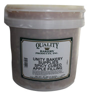 Quality Spicy Cubed Apple Turnover, Donut, Cake & Pastry Filling-20 pound - Donut-Equipment.com