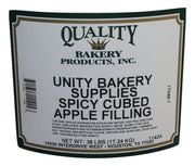 Quality Spicy Cubed Apple Turnover, Donut, Cake & Pastry Filling-20 pound - Donut-Equipment.com