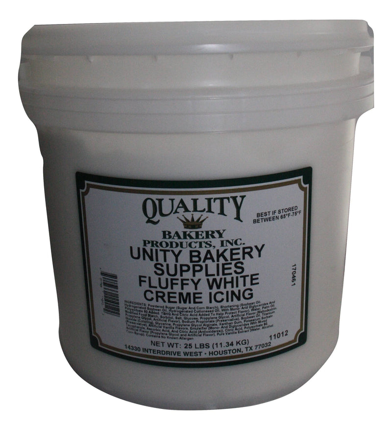 Quality Unity Fluffy White Crèm'e Icing / Filling Ready To Use Cake, Cupcake Icing or fluff filling for donuts - Donut-Equipment.com