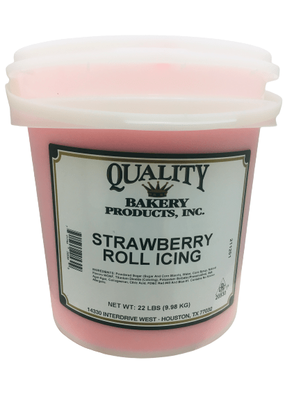 Strawberry Roll and Pastry Icing 22 Pounds Ready To Use - Donut-Equipment.com