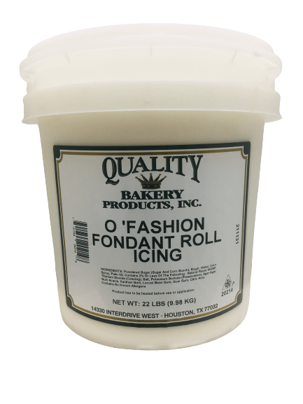 Quality O'Fashion Fondant White Roll and Pastry Icing 45 Pounds Ready To Use - Donut-Equipment.com