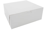 10 x 10 x 4 LC White Bakery Boxes 100 count - Donut-Equipment.com