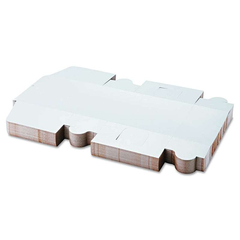 10 x 10 x 5-1/2 in Lock Corners 100 Count -Bakery Box - Donut-Equipment.com