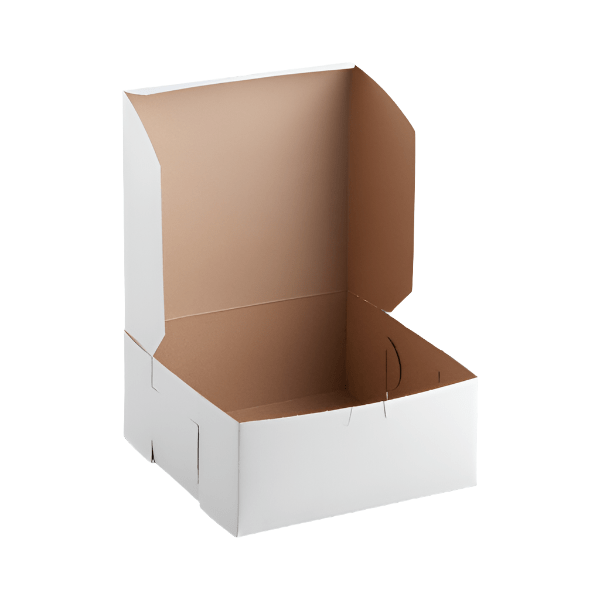 9X9X4 Lock Corner Bakery Box (200) count