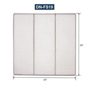 GSW USA DN-FS19 Stainless Steel Donut Frying Screens 19"W x 19"L - Donut-Equipment.com