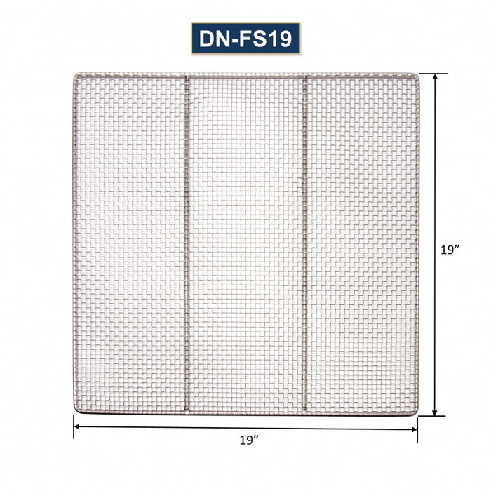 GSW USA DN-FS19 Stainless Steel Donut Frying Screens 19"W x 19"L - Donut-Equipment.com