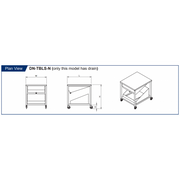 GSW USA DN-TBLS-N Donut Glazing Table 34"W x 29"L x 35"H with Glazing Dipper - Donut-Equipment.com