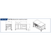 GSW USA DN-TBL Donut Table 34" x 66" Stainless Steel with Glazing Dipper & Sugar Pan - Donut-Equipment.com