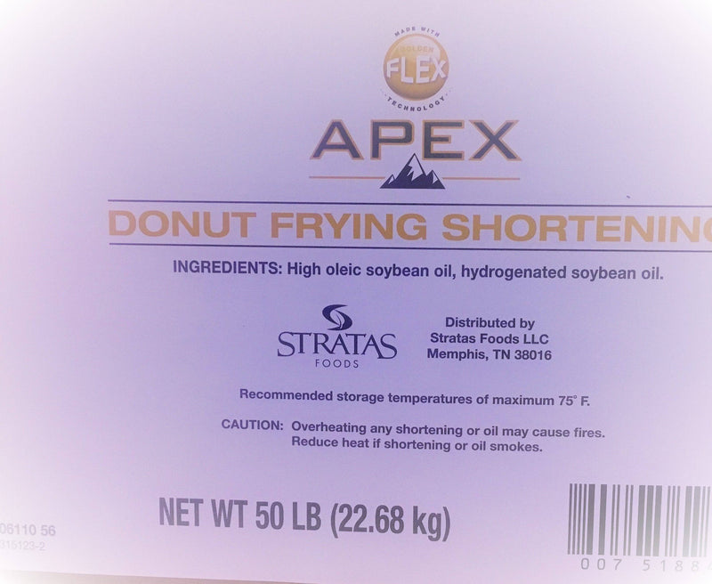 Apex Premium Donut Fry Non Hydrogenated Oil/Shortening - Donut-Equipment.com