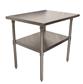 BK Resources 30" x 24" 18 Gauge Stainless Steel Work Table with Undershelf – Prep Table - Donut-Equipment.com