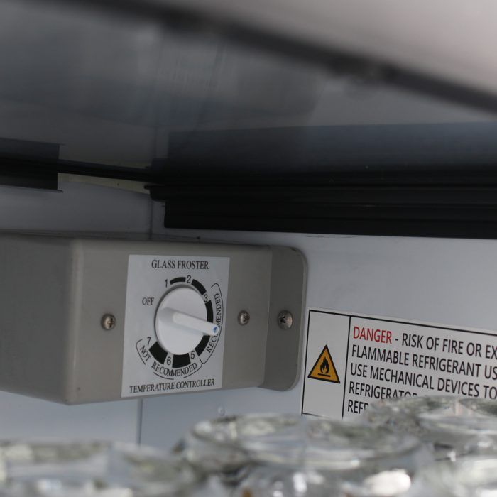 Turbo Air TBC-36SB-GF-N 36" Black Laminate Exterior, Glass Froster - Donut-Equipment.com
